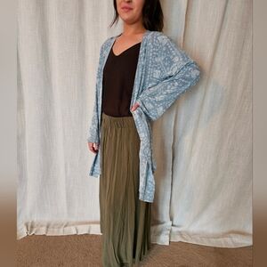 Olive Green Maxi Skirt